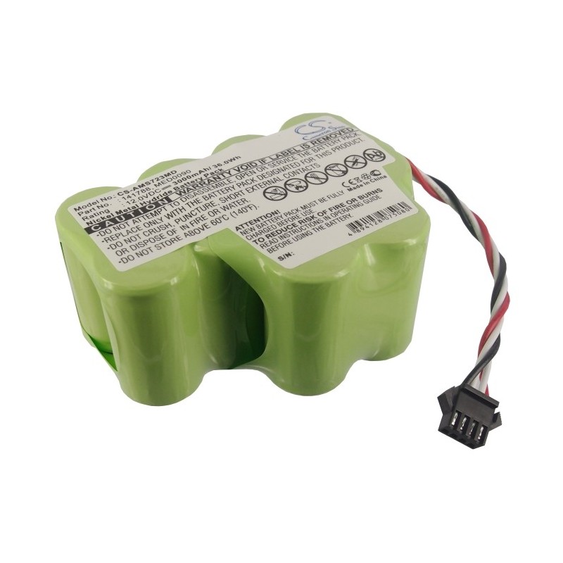 Batterie pour Alaris Medicalsystems 141788 (3000 mAh/36 Wh, 12 V)