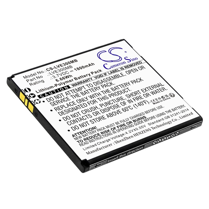 Batterie pour Levana Willow (1800 mAh/6.66 Wh, 3.7 V)