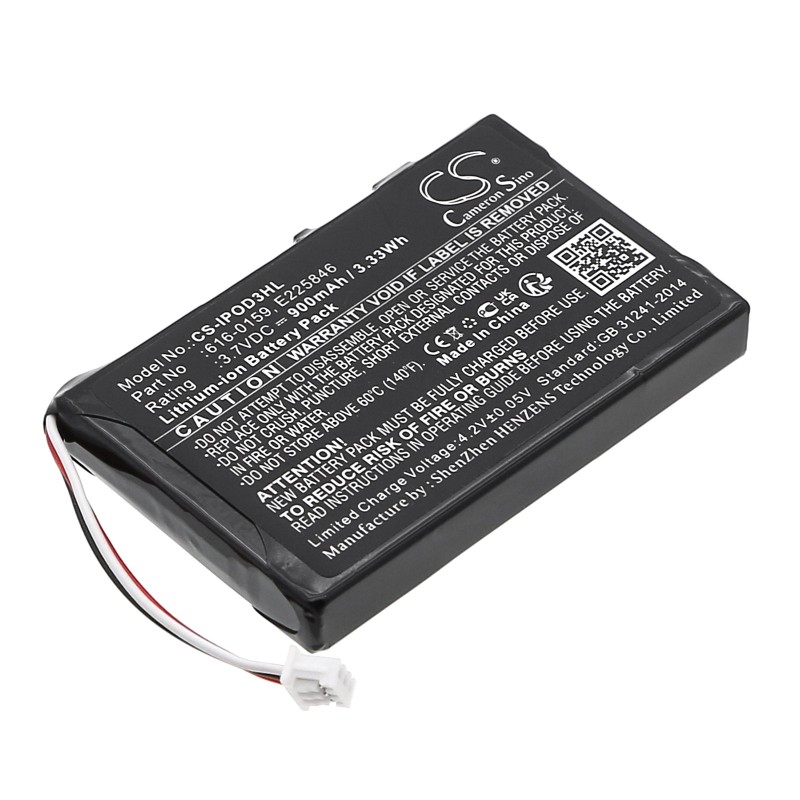 Batterie pour Apple E225846 (900 mAh/3.33 Wh, 3.7 V)