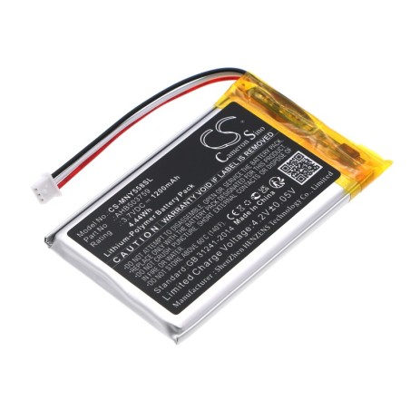Batterie pour Moonybaby Split 55 (1200 mAh/4.44 Wh, 3.7 V)