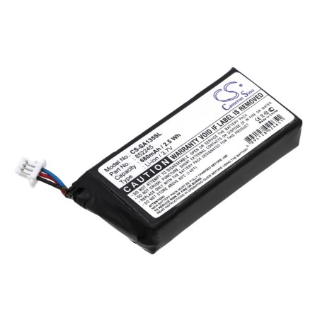 Batterie pour Philips GoGear HDD1835 (680 mAh/2.52 Wh, 3.7 V)