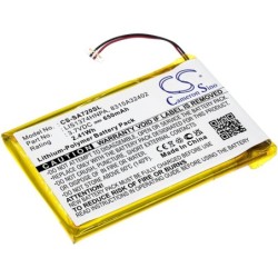 Batterie pour Sony NWZ-S738FBNC (650 mAh/2.41 Wh, 3.7 V)