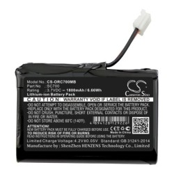 Batterie pour Oricom Secure 700 (1800 mAh/6.66 Wh, 3.7 V)