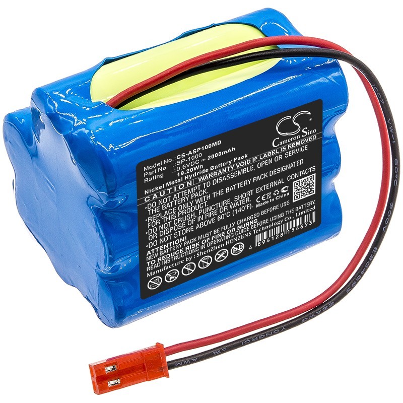 Batterie pour Annol SP-1000 (2000 mAh/19.2 Wh, 9.6 V)