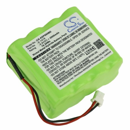 Batterie pour Ampall E-1419 (2000 mAh/19.2 Wh, 9.6 V)