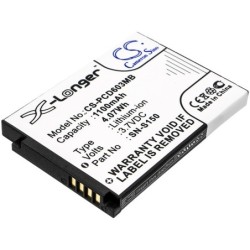 Batterie pour Philips SCD603 (1100 mAh/4.07 Wh, 3.7 V)