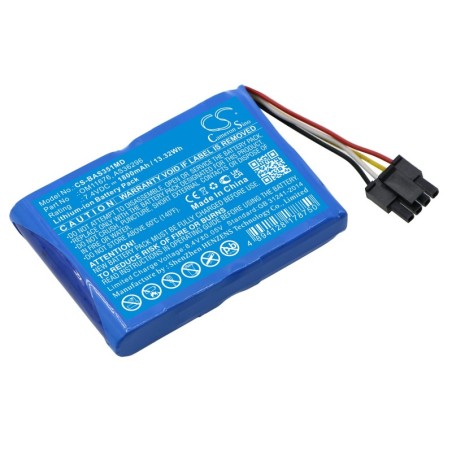 Batterie pour Baxter Healthcare Spectrum Infusion Pump Insert Only (1800 mAh/13.32 Wh, 7.4 V)