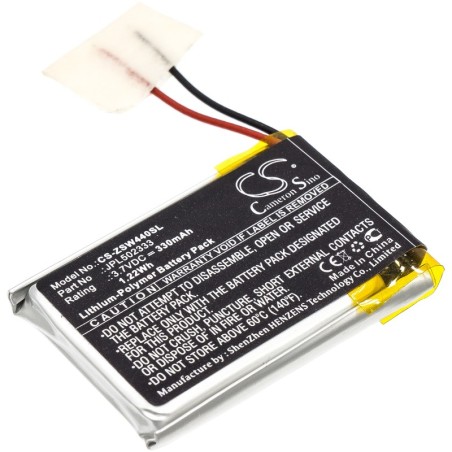 Batterie pour IZZO JPL502333 (330 mAh/1.22 Wh, 3.7 V)