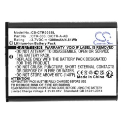 Batterie pour Nintendo Switch Pro Controller (1300 mAh/4.81 Wh, 3.7 V)