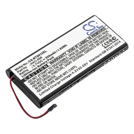 Batterie pour Nintendo Switch Controller (520 mAh/1.92 Wh, 3.7 V)