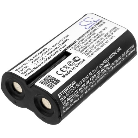 Batterie pour Philips PHRHC152M000 (1500 mAh/3.6 Wh, 2.4 V)