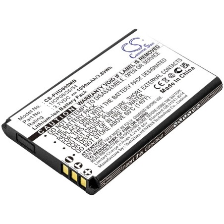 Batterie pour Philips Avent SCD610 (1050 mAh/3.89 Wh, 3.7 V)