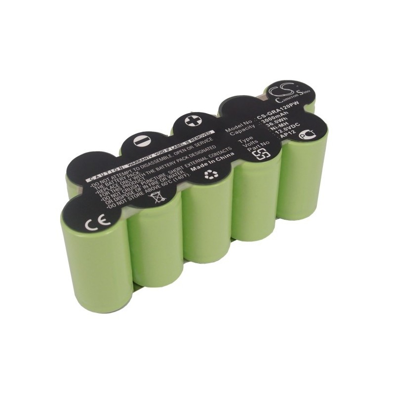 Batterie pour Gardena 2255 (3000 mAh/36 Wh, 12 V)