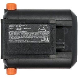 Batterie pour Gardena Blower AccuJet (2500 mAh/45 Wh, 18 V)