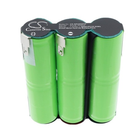Batterie pour Bosch AGS10-6 (3600 mAh/25.92 Wh, 7.2 V)