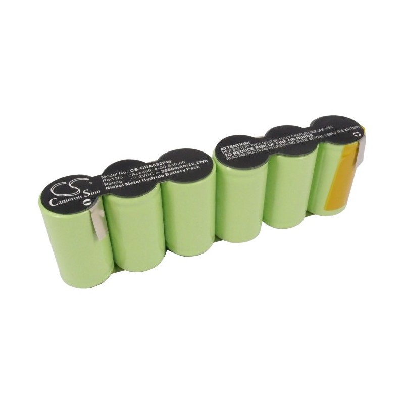 Batterie pour Gardena Gartenschere (3000 mAh/21.6 Wh, 7.2 V)