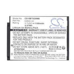 Batterie pour Summer Baby Touch 02004 (1100 mAh/4.07 Wh, 3.7 V)