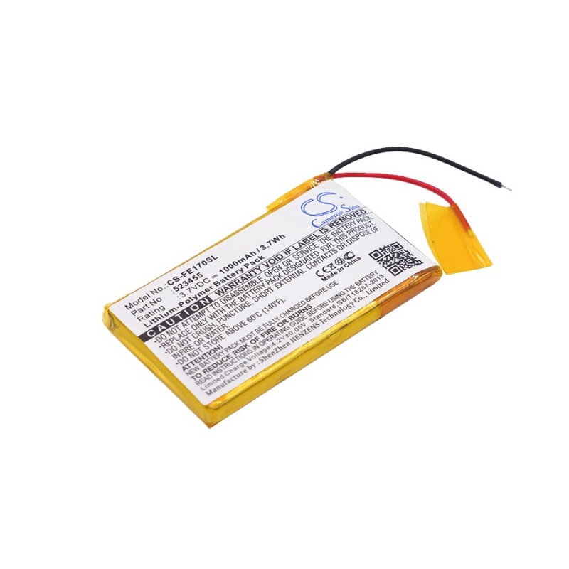 Batterie pour Fiio E7 (1000 mAh/3.7 Wh, 3.7 V)