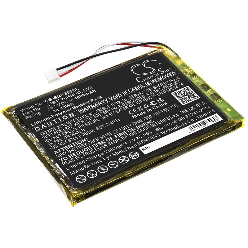 Batterie pour Sony PHA-3 (4900 mAh/18.13 Wh, 3.7 V)