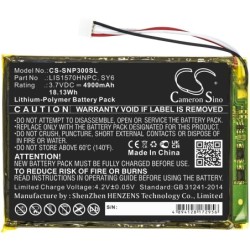 Batterie pour Sony PHA-3C (4900 mAh/18.13 Wh, 3.7 V)