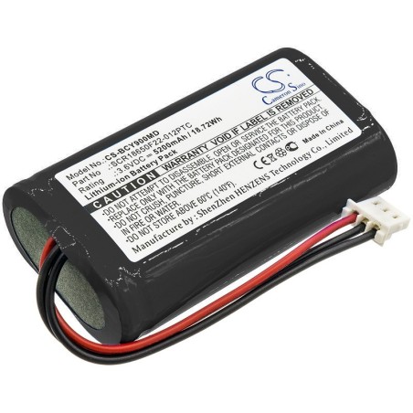 Batterie pour Bionet Oximete OXY9 Wave (5200 mAh/18.72 Wh, 3.6 V)