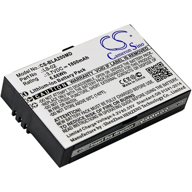 Batterie pour Bolate A6 (1800 mAh/6.66 Wh, 3.7 V)