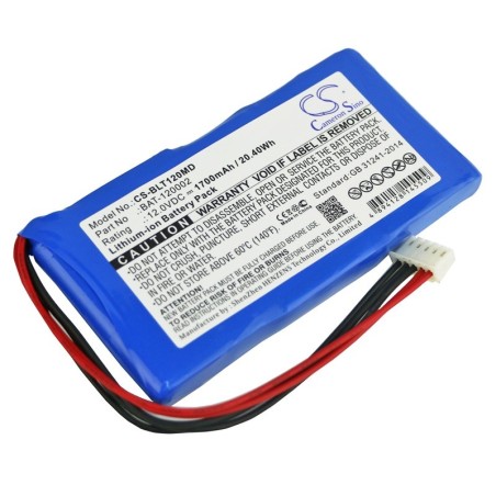 Batterie pour Biolight BLT-1203A (1700 mAh/20.4 Wh, 12 V)