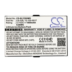 Batterie pour Bolate LB-02B (1800 mAh/6.66 Wh, 3.7 V)