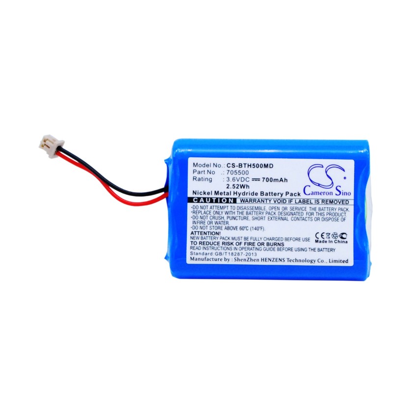 Batterie pour BrandTech Transferpette (700 mAh/2.52 Wh, 3.6 V)