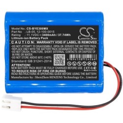 Batterie pour Biolight BLT-E30 (3400 mAh/37.74 Wh, 11.1 V)