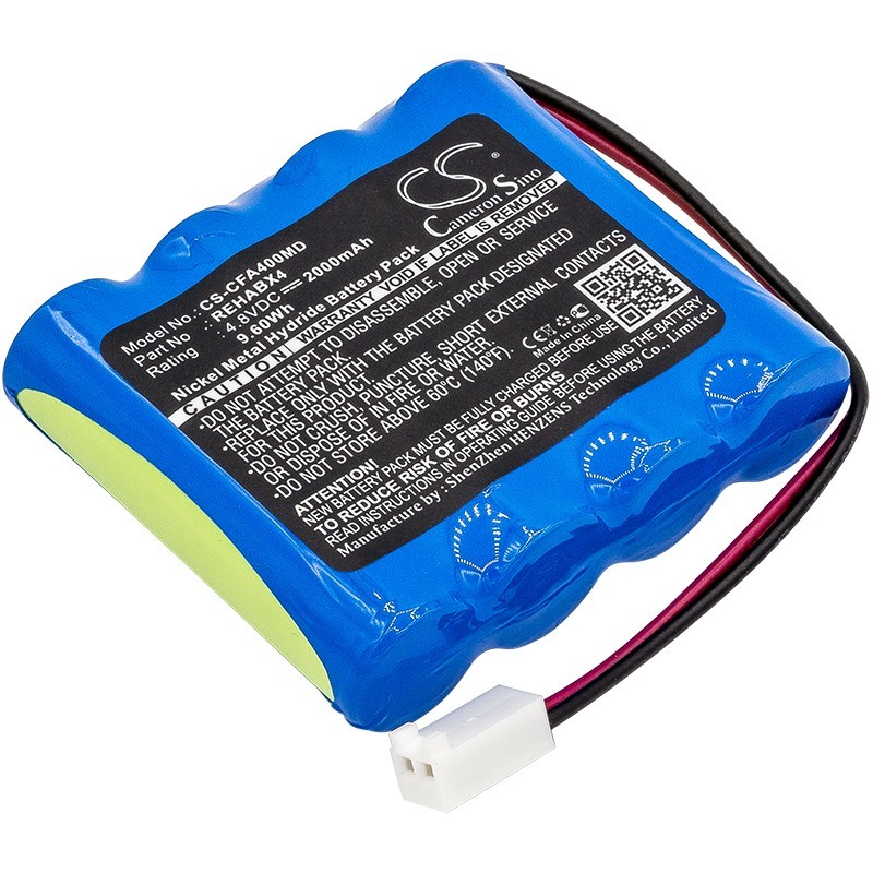 Batterie pour Cefar ActivX4 (2000 mAh/9.6 Wh, 4.8 V)