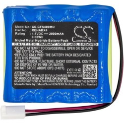 Batterie pour Cefar 2652 (2000 mAh/9.6 Wh, 4.8 V)
