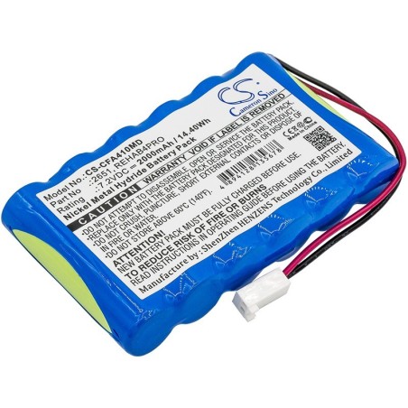 Batterie pour Cefar Myo 4 (2000 mAh/14.4 Wh, 7.2 V)