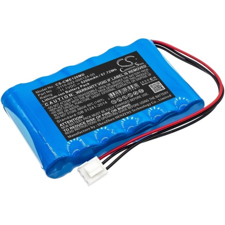Batterie pour COMEN CM-1200A ECG (5200 mAh/57.72 Wh, 11.1 V)