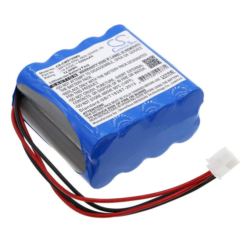 Batterie pour CONTEC ECG 1201 (5200 mAh/74.88 Wh, 14.4 V)
