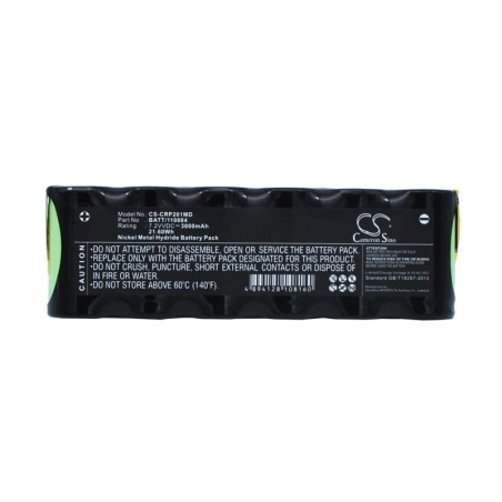 Batterie pour Cardionova Pump 2011 (3000 mAh/21.6 Wh, 7.2 V)