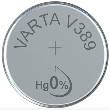 Pile de montre VARTA V389