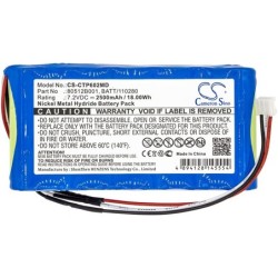 Batterie pour Criticare 602-14 (2500 mAh/18 Wh, 7.2 V)