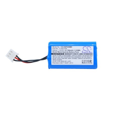 Batterie pour Drummond Scientific 4-000-36 (700 mAh/2.52 Wh, 3.6 V)