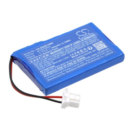 Batterie pour Exogen 81087060C (750 mAh/2.78 Wh, 3.7 V)
