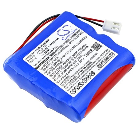 Batterie pour Biocare iE6 (3400 mAh/50.32 Wh, 14.8 V)