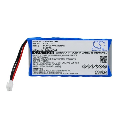 Batterie pour Burdick TWSLB-004 (5200 mAh/74.88 Wh, 14.4 V)