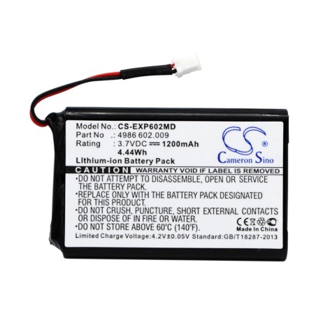 Batterie pour Eppendorf E3x (1200 mAh/4.44 Wh, 3.7 V)