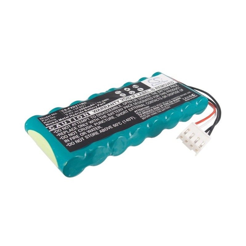 Batterie pour Fukuda FX-2155 (2000 mAh/19.2 Wh, 9.6 V)