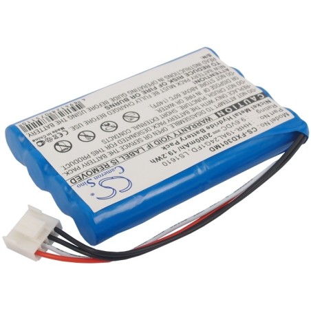 Batterie pour Fukuda FX-3010 (2000 mAh/19.2 Wh, 9.6 V)