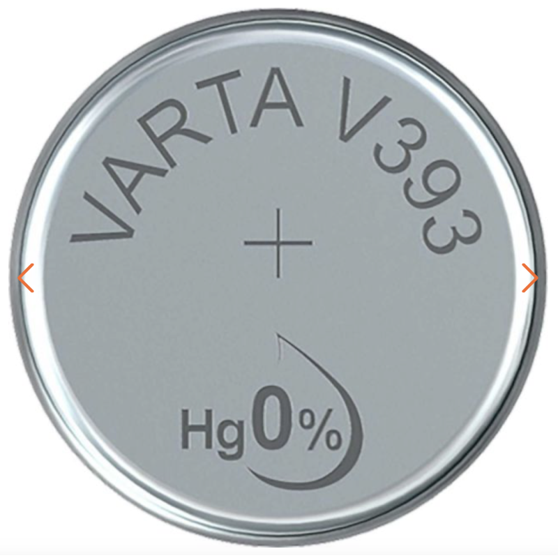 Pile de montre VARTA V393