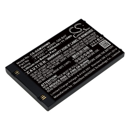 Batterie pour GE GM200011 (1500 mAh/11.1 Wh, 7.4 V)