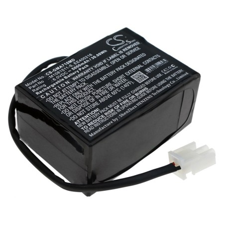 Batterie pour GE EE400216 (5000 mAh/30 Wh, 6 V)