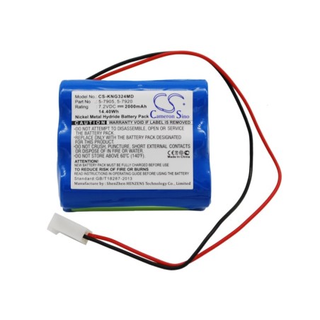 Batterie pour Kangaroo 5-7920 (2000 mAh/14.4 Wh, 7.2 V)