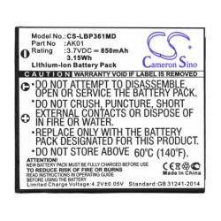 Batterie pour Labnet single (850 mAh/3.15 Wh, 3.7 V)